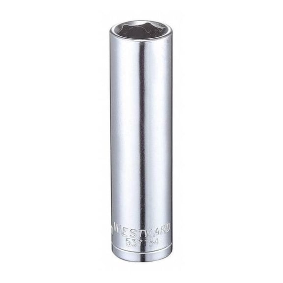 Westward Socket, Steel, Chrome, 11 mm 53YT54