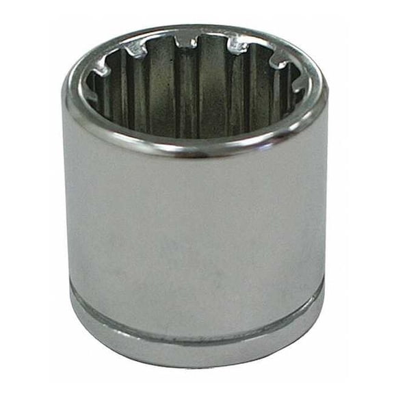 Westward 1/4 in Drive, 12mm Spline Metric Socket, 12 Points 33M333