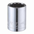 thumbnail image 1 of Westward Socket, Steel, Chrome, 12 mm 53YR18, 1 of 1