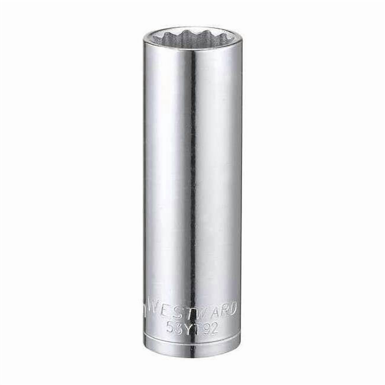 West Socket Westward Socket, Steel, Chrome, 14 mm 53YT92 - Walmart.com