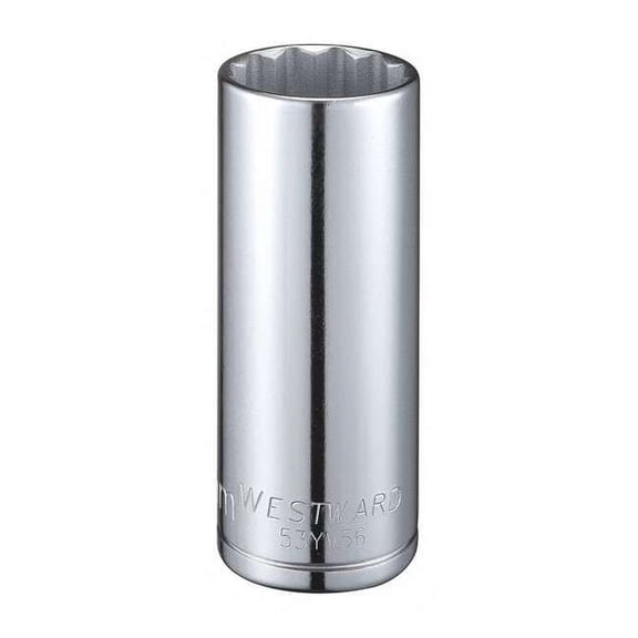 Westward 1/2 in Drive, 26mm Triple Square Metric Socket, 12 Points 53YV56