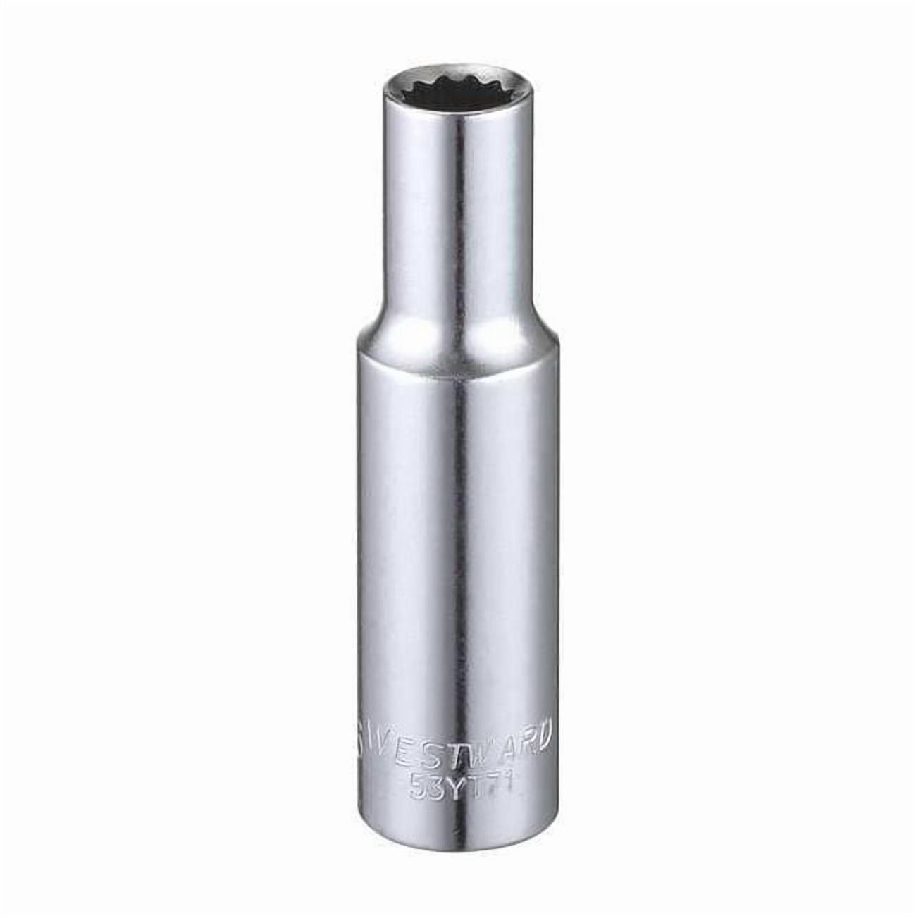 West Socket Westward Socket, Steel, Chrome, 5/16 in 53YT71 - Walmart.com