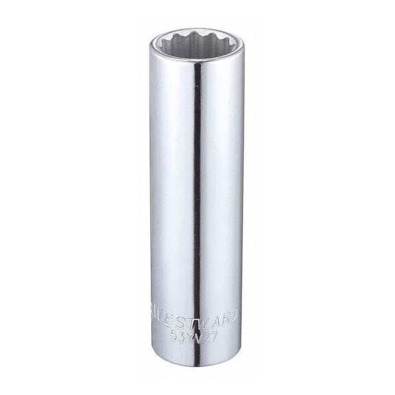 Westward 1/2 in Drive, 5/8" Torx(R) SAE Socket, 12 Points 53YV27