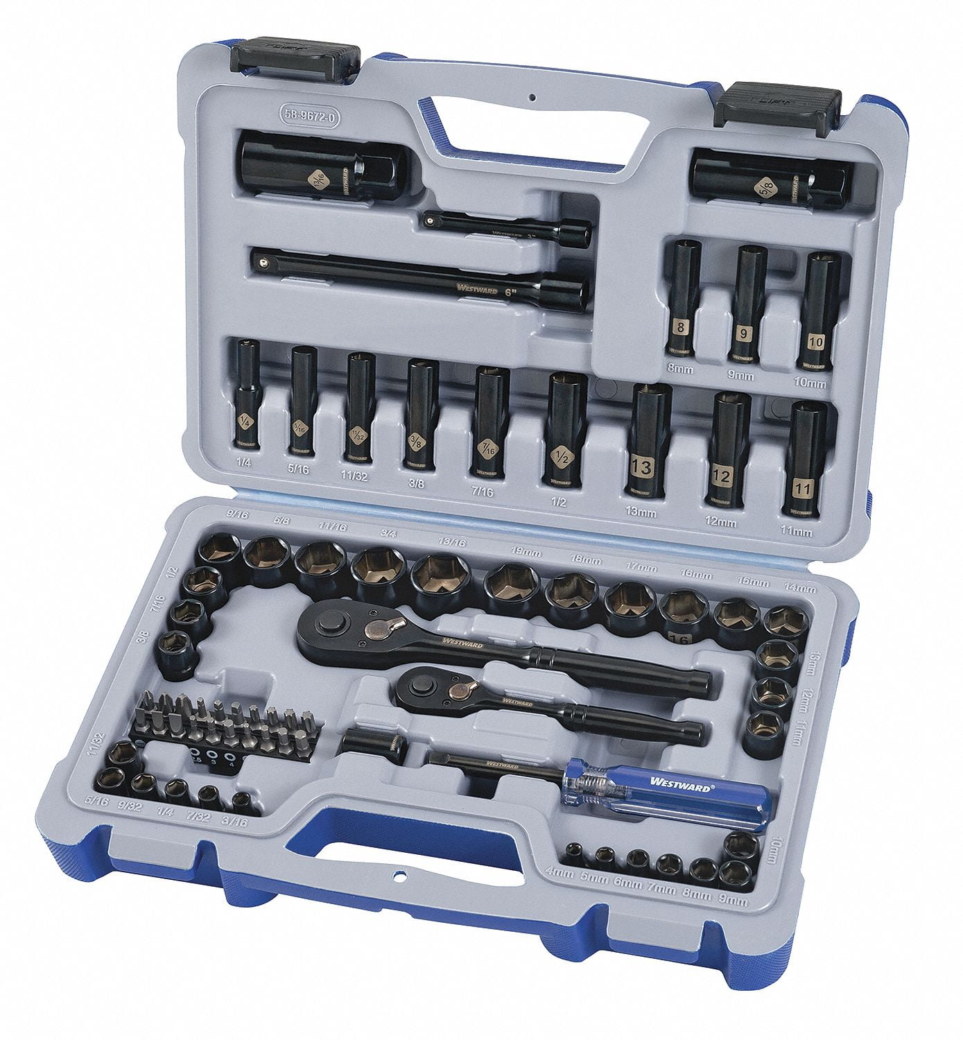 Westward socket cheap wrench set