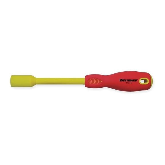 Westward Nut Driver,1/2 in.,Hollow,Ergo,Ins,5 in. 1YXL5