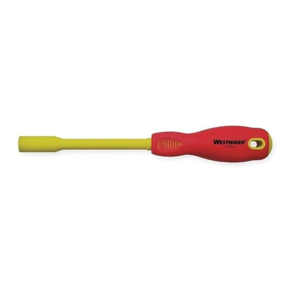 Westward Nut Driver,5/16 in.,Hollow,Ergo,Ins,5 in 1YXL1