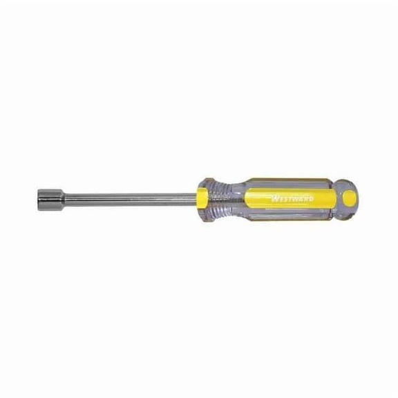Westward Nut Driver,Metric,Solid Round,8.0mm 401L30