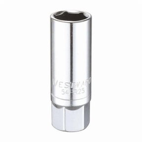 3/8 in Drive, Metric Socket, 6 Points, Spark Plug 16 mm, Steel 54PR25