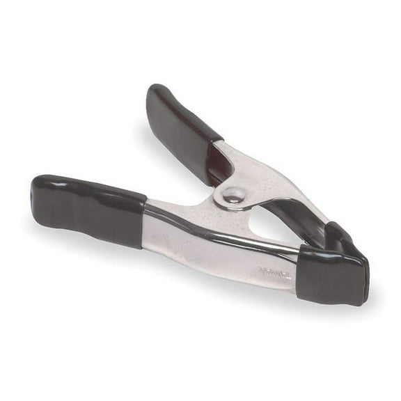 Westward Spring Clamp, Overall Length 6 in, Max Jaw Opening 2 in, Steel 5A318