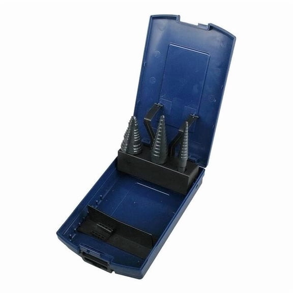 Manufacturer Varies HSS Step Drill Bit Set 1/8-1-1/8 In, 3 pc 6EXN2