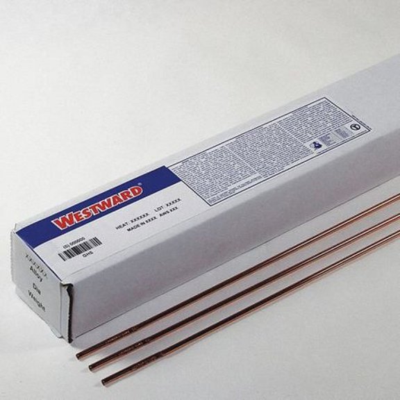 Westward 36'' TIG Welding Rod 1/16" Dia., AWS ER70S-2, 10 lb. 23XM45