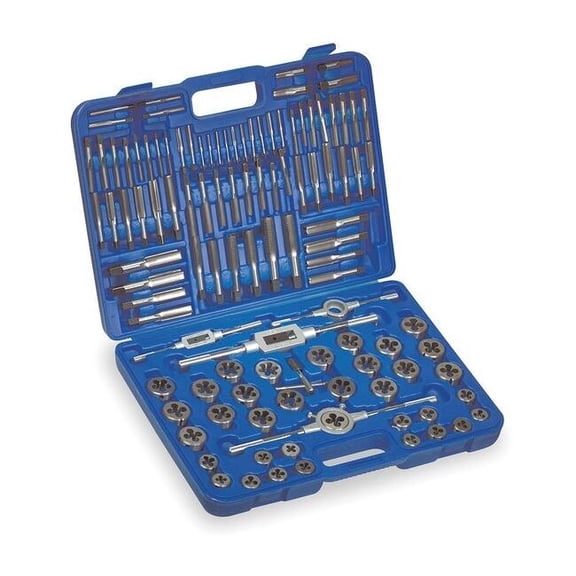 Manufacturer Varies Tap/Die Set,110 PC,HSS 1PZ38