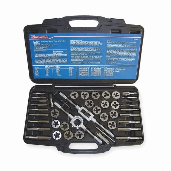 Manufacturer Varies Tap and Die Set, Plug, 41 1PZ51