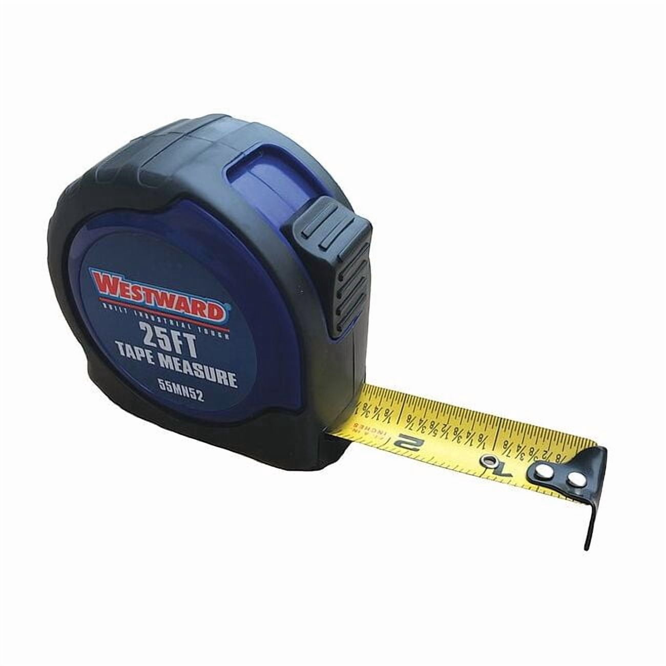Westward Tape Measure,25 ft. L Blade,Steel 55MN52
