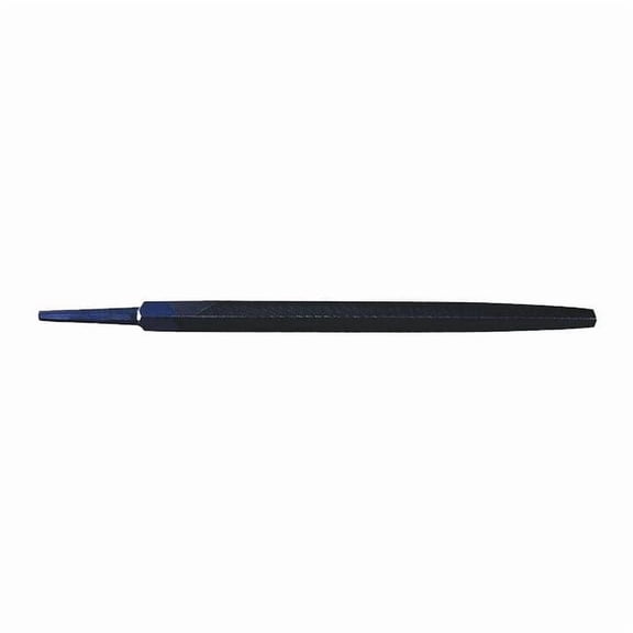 Westward Three Square File,Dbl Cut,6In,Blk Oxide 12F858