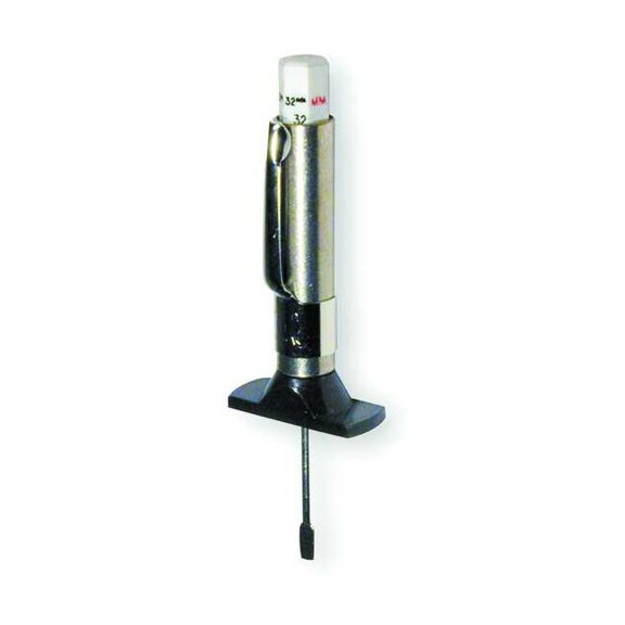 Westward Tire Tread Depth Gauge,Pocket Clip 2HKY4