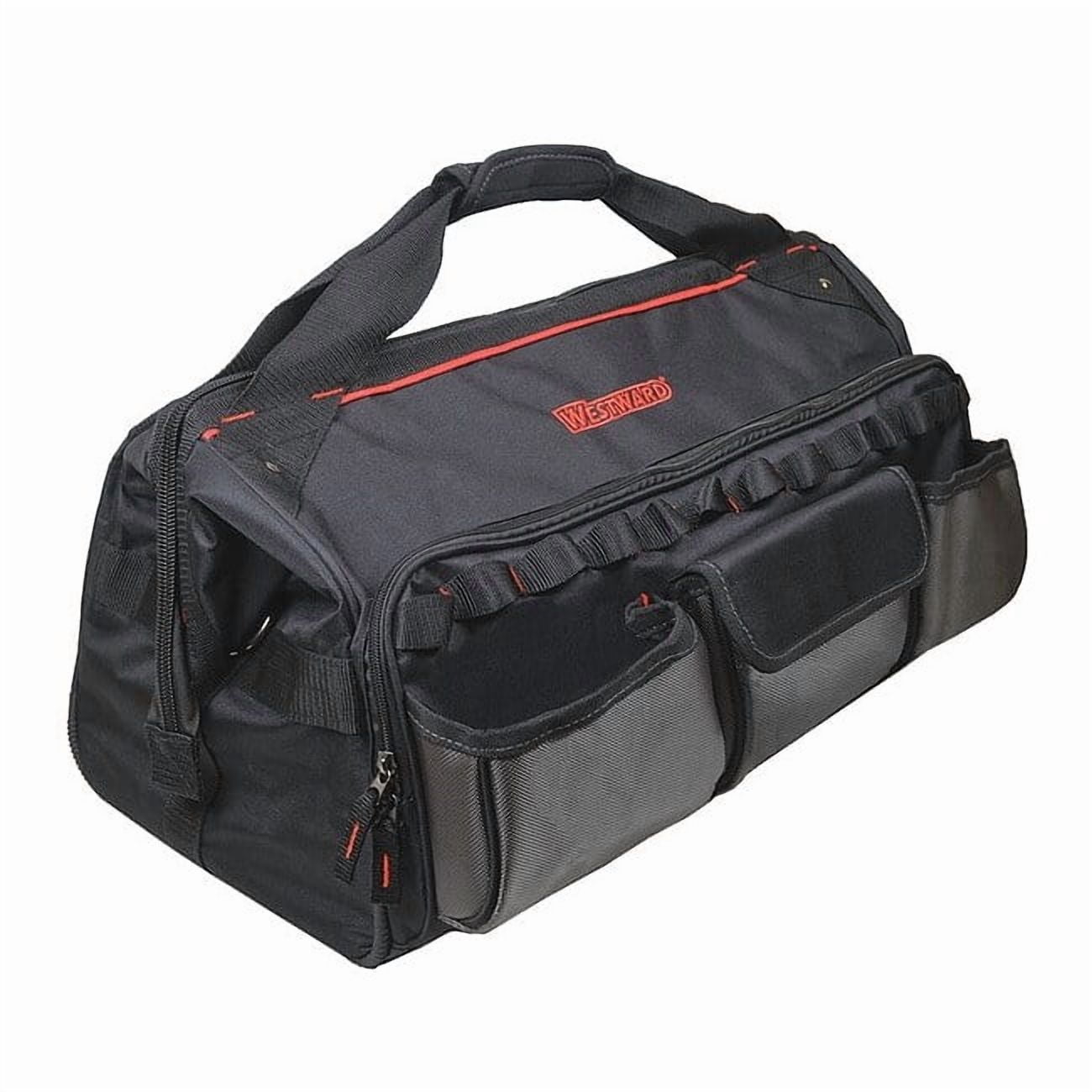 Westward Tool Bag, Black, Polyester, 11 Pockets 32PJ40