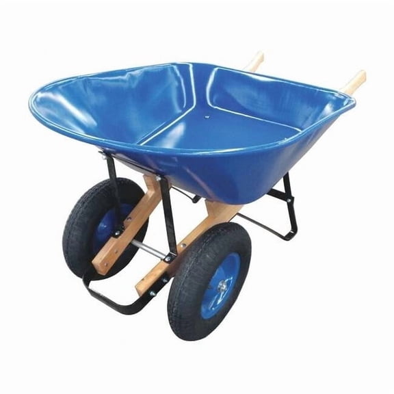 Westward Wheelbarrow,Steel,8 cu. ft.,2 Pneumatic 20KP46