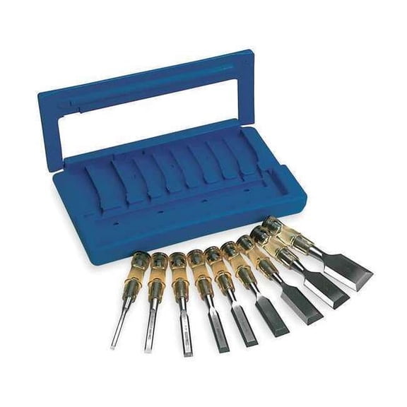 Wood Chisel Set,9 PC 4YR17