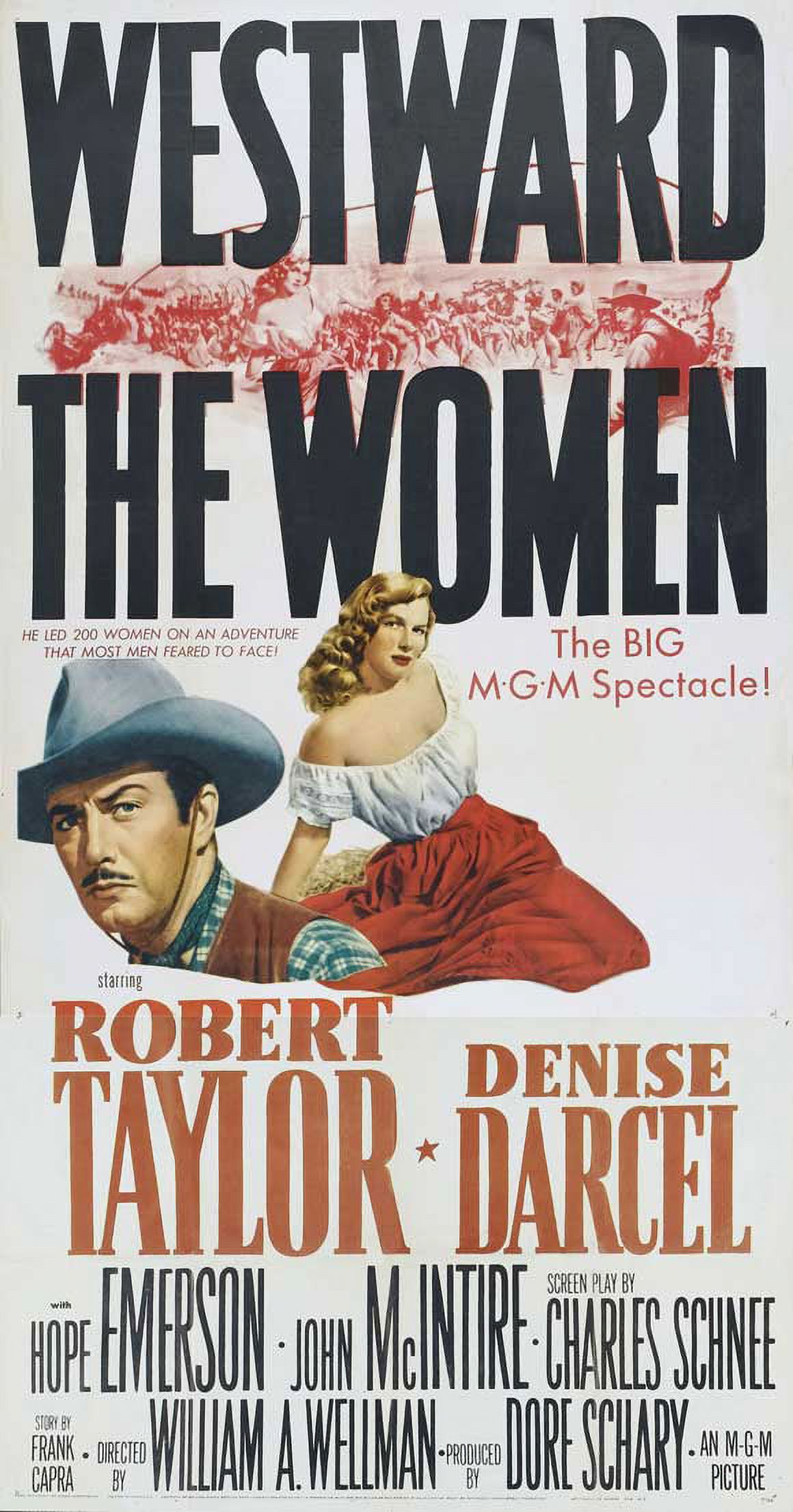 Westward the Women Poster Movie 20 x 40 In - 51cm x 102cm Robert Taylor Denise Darcel Hope Emerson John McIntire Julie Bishop - image 1 of 2