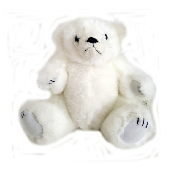 Westwater White Teddy Bear Jointed 9"