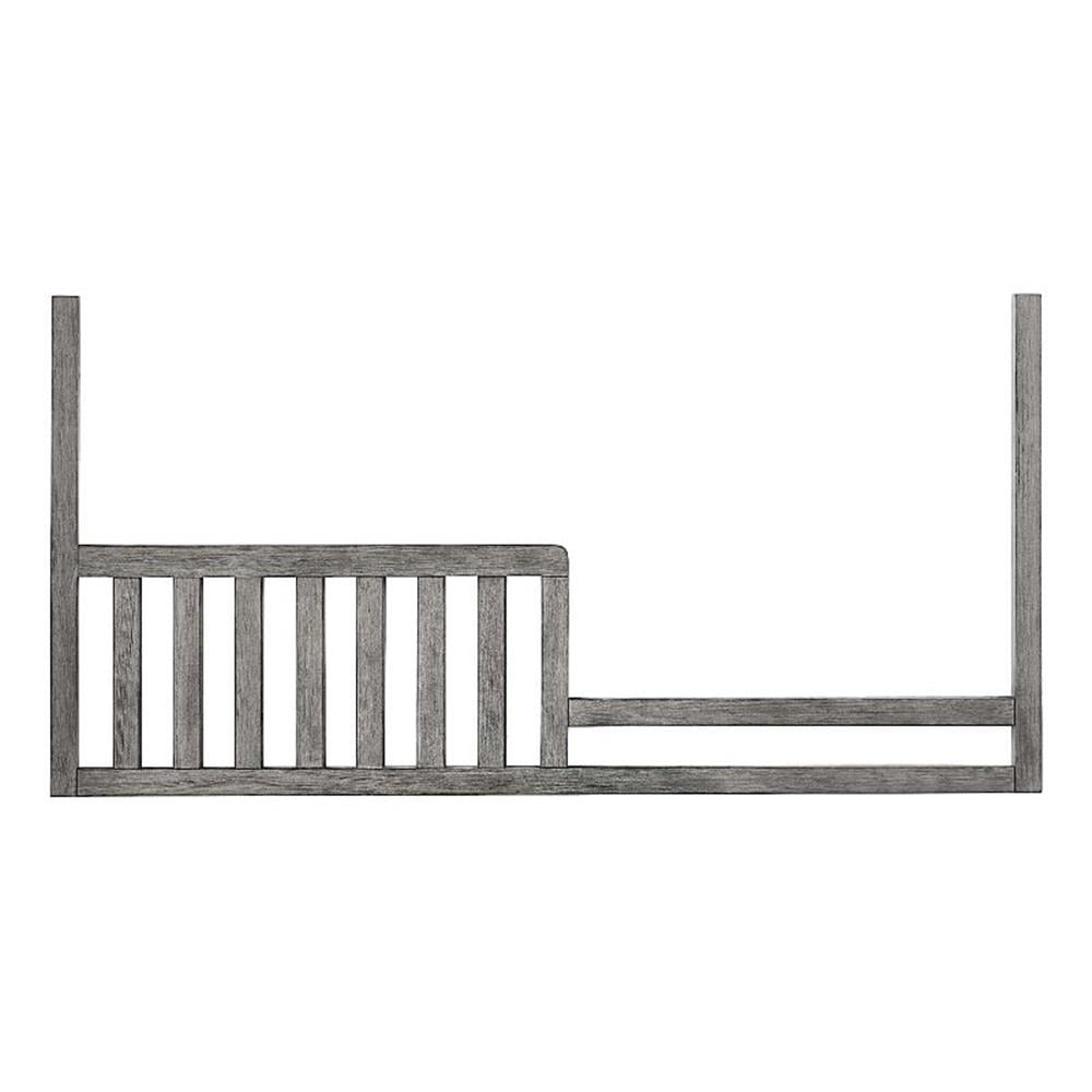 Brushed Pewter Solid Wood Toddler Guard Rail