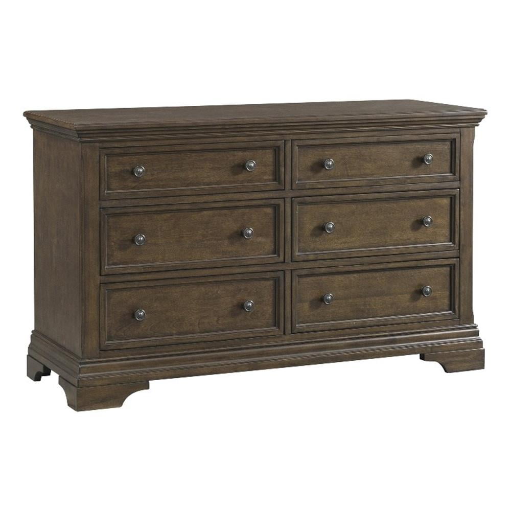 Westwood Design Olivia 6-Drawer Dresser Rosewood