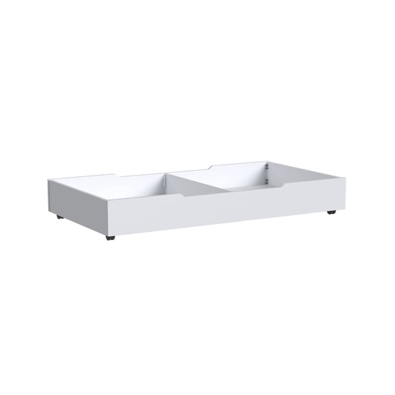 Westwood Design Rowan Modern Style Wood Trundle in Ash Linen White