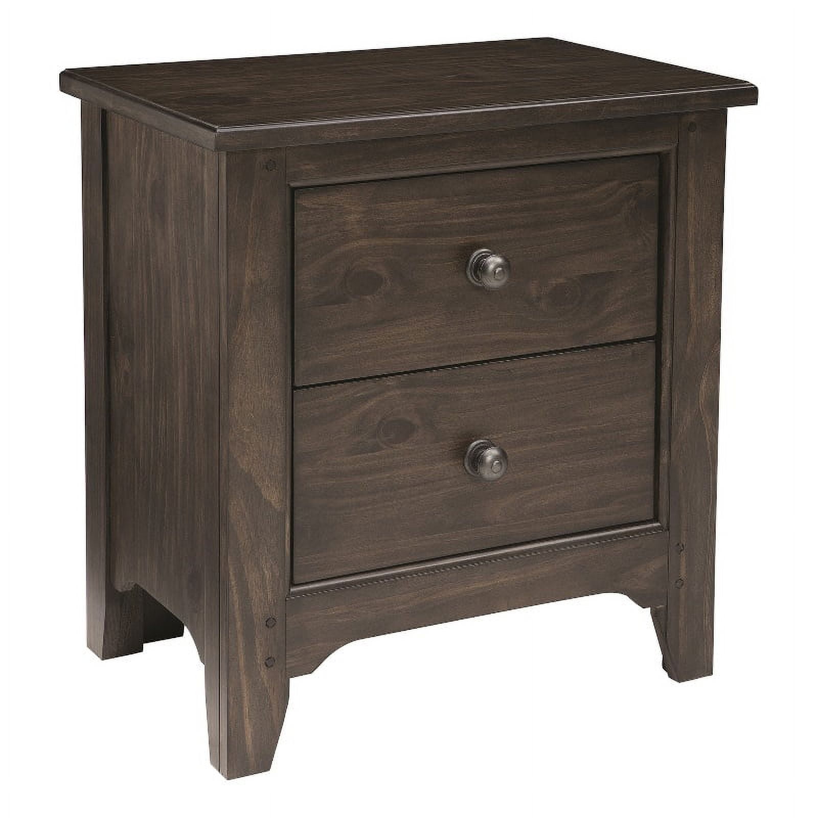 Westwood Design Taylor 2 Drawer Farmhouse Wood Nightstand in River