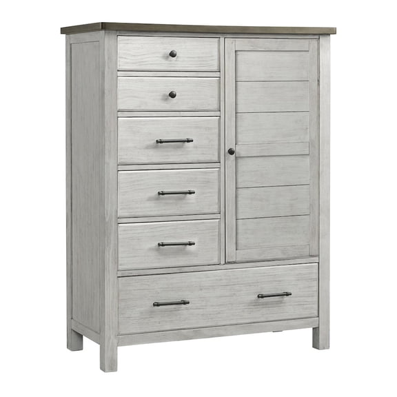Westwood Design Timber Ridge Wood Chifferobe in Weathered Washed Sierra