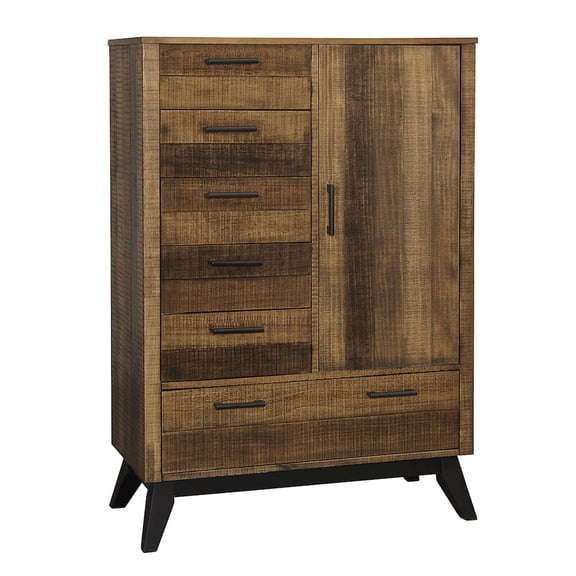 Westwood Design Urban Rustic Wood Chifferobe Brushed Wheat