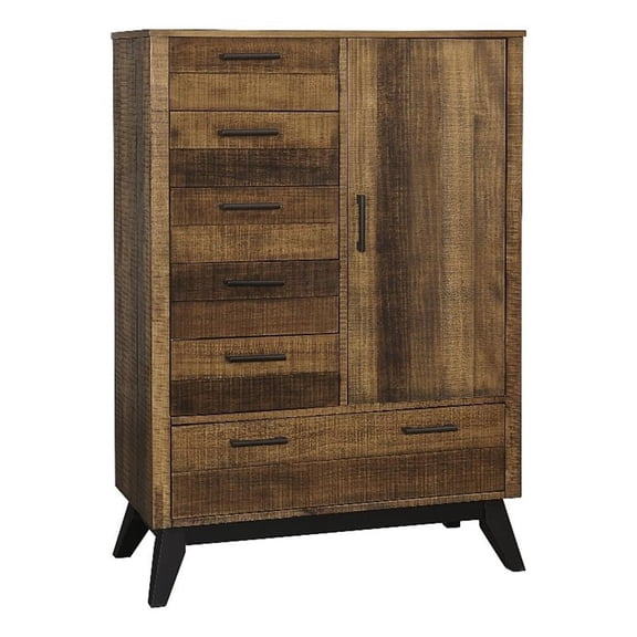 Westwood Design Urban Rustic Wood Chifferobe Brushed Wheat