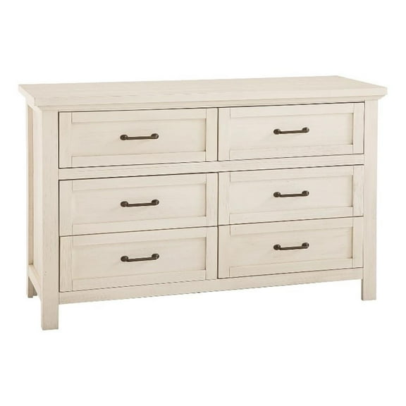 Westwood Design Westfield 6-Drawer Dresser Brushed White