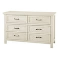 thumbnail image 1 of Westwood Design Westfield Traditional 6 Drawer Dresser in Brushed White Finish, 1 of 3