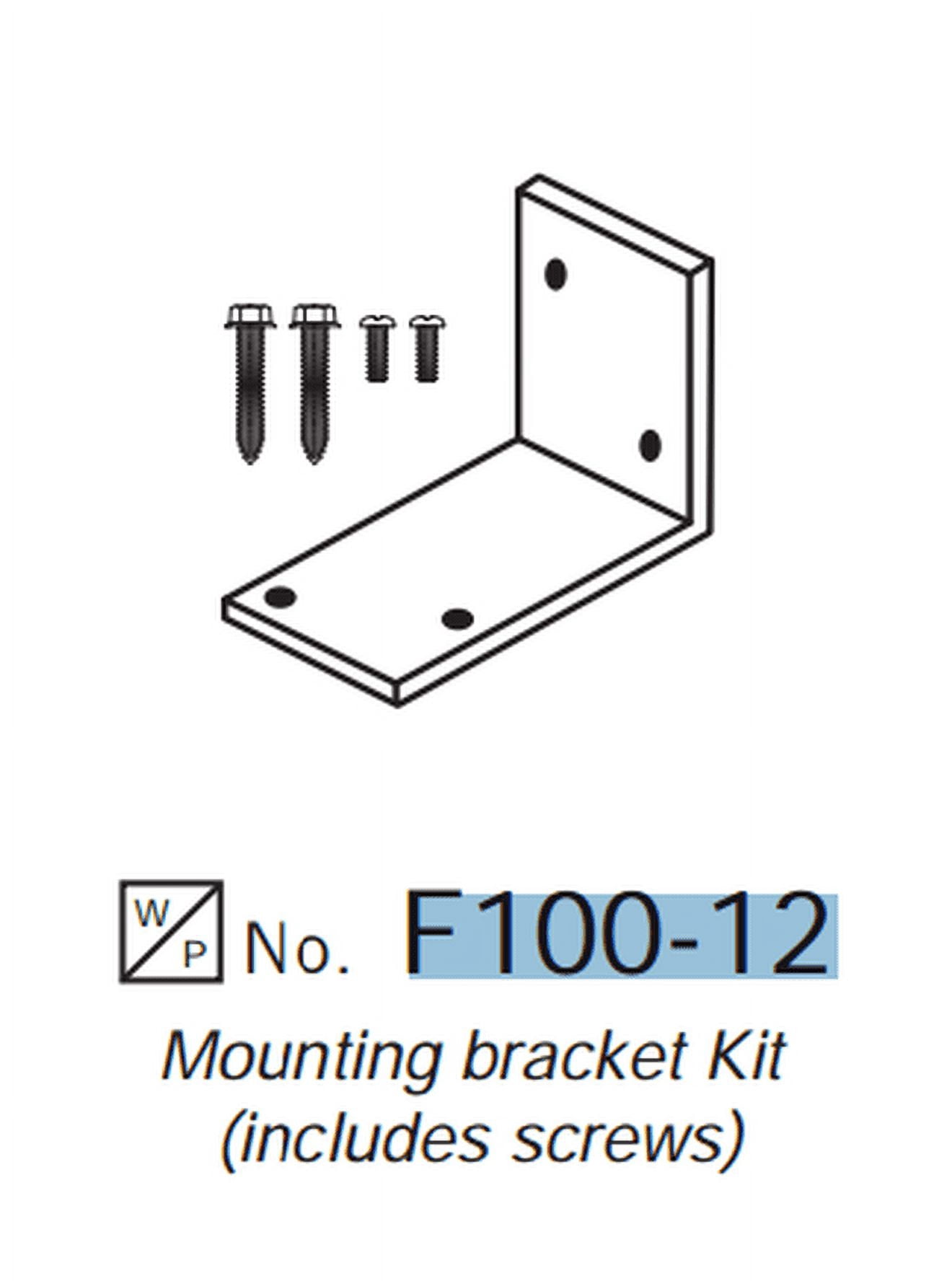 F100 Filter Rack Westwood F100-12 Mounting Bracket Kit With Screws For All F100 Series ...