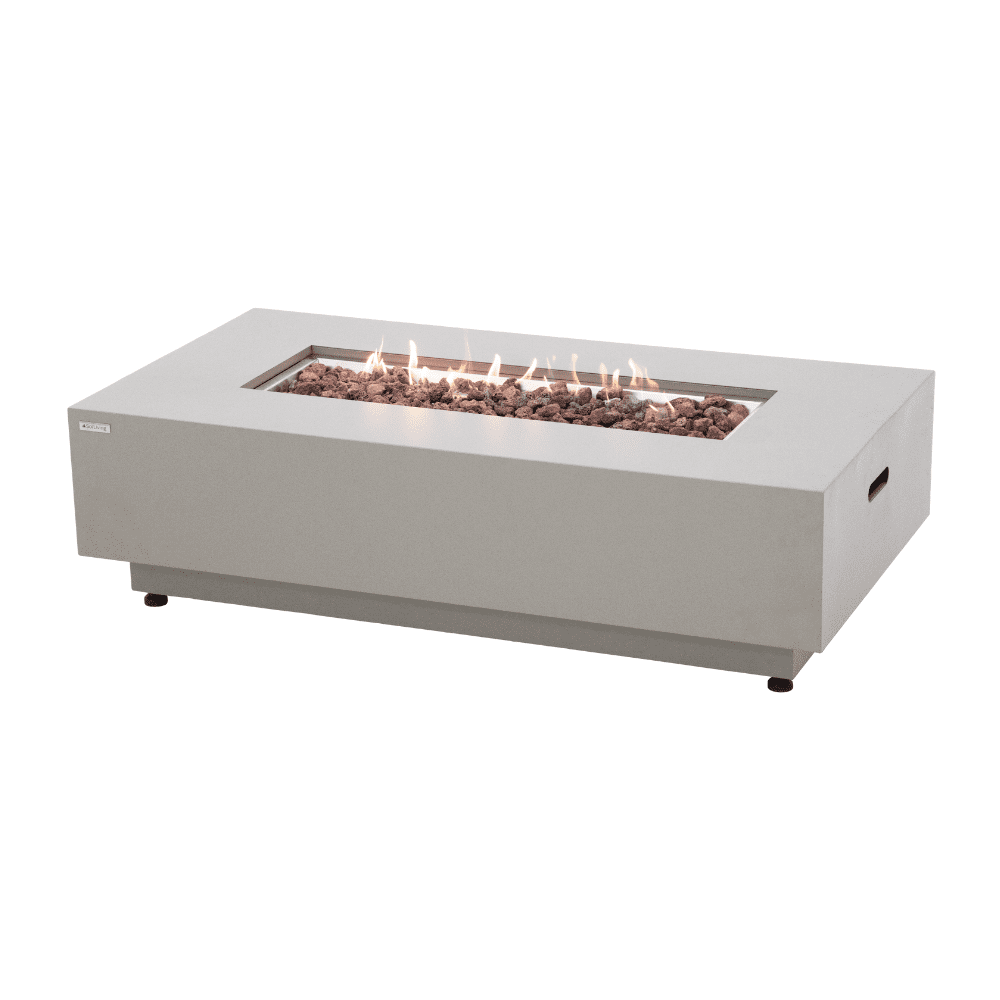 Westwood Propane Fire Pit Table 50” Outdoor Firepit 50,000 BTU Firepits for Outside with Lava Rocks and Removable Lid Metal Fire Pit Outdoor Fireplace Propane Fire Pits for Outside CSA Certified