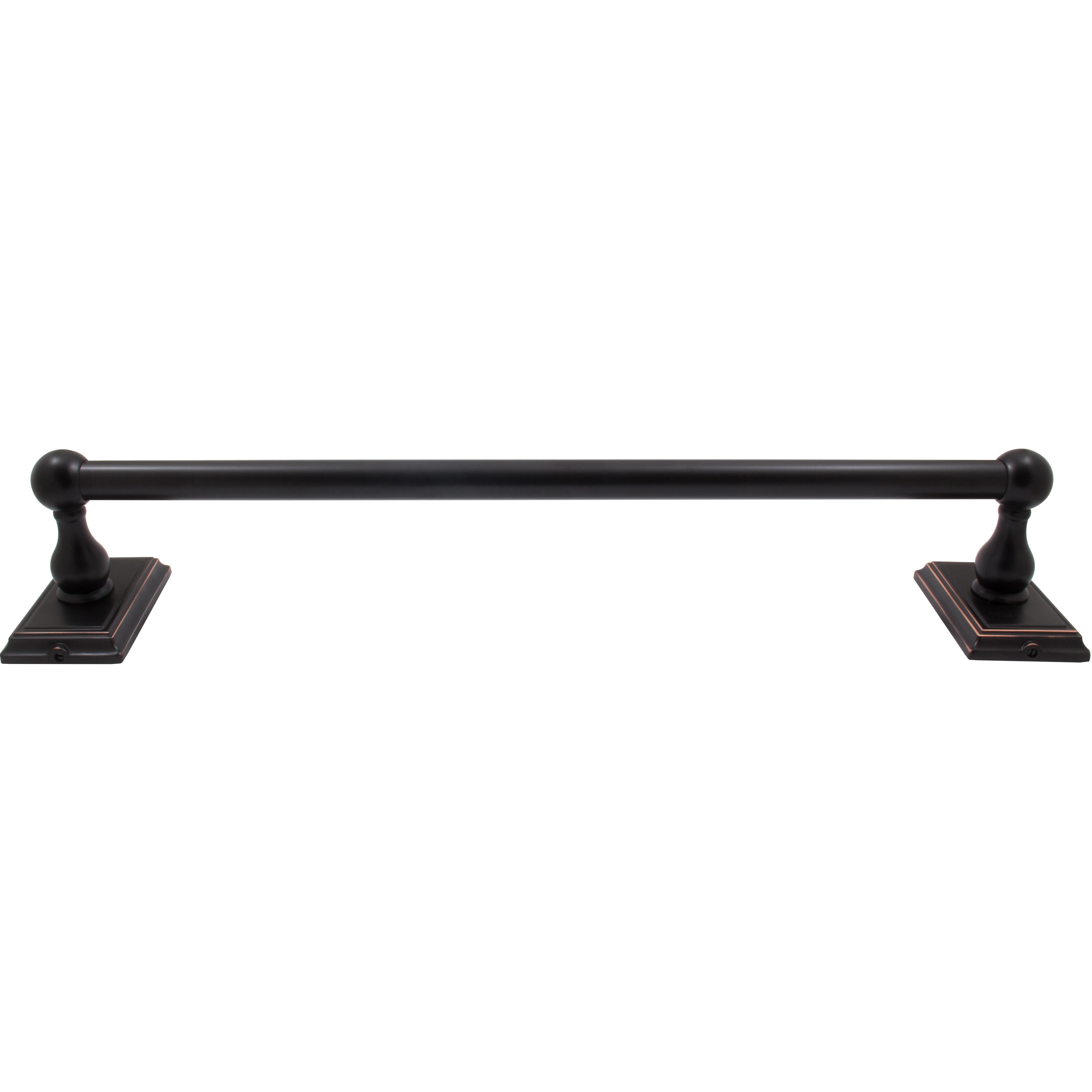 Westwood 24-Inch Vintage Bronze Wall Mounted Towel Bar