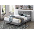 thumbnail image 1 of Westwood Upholstered Bed with Tufted Rectangle Headboard, 1 of 12