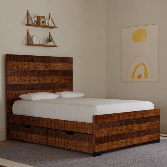 Westwood Urban Rustic Full Bed in Brushed Wheat