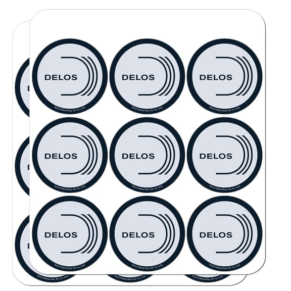 Westworld Delos Logo 1" Planner Calendar Scrapbooking Crafting Clear Stickers