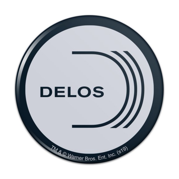Westworld Delos Logo Kitchen Refrigerator Locker Button Magnet