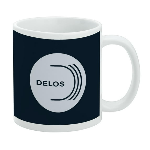 Westworld Delos Logo White Mug