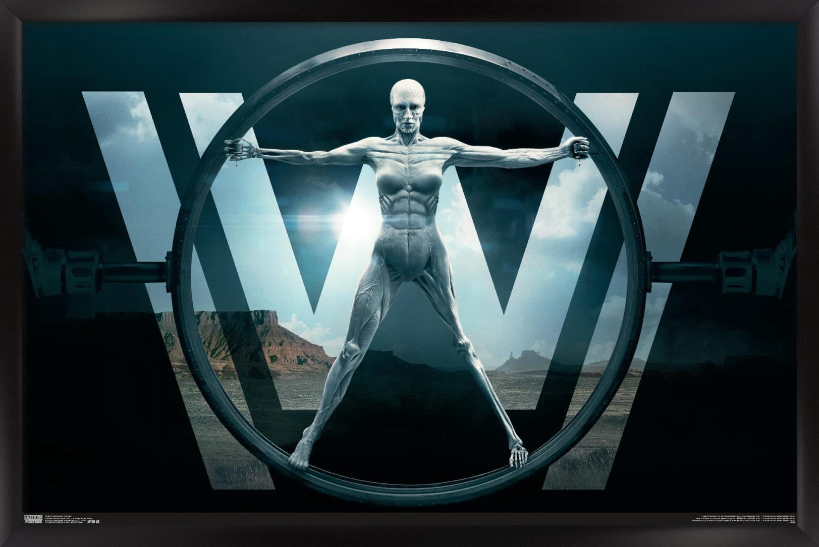 Westworld - Key Art Wall Poster, 14.725" x 22.375", Framed