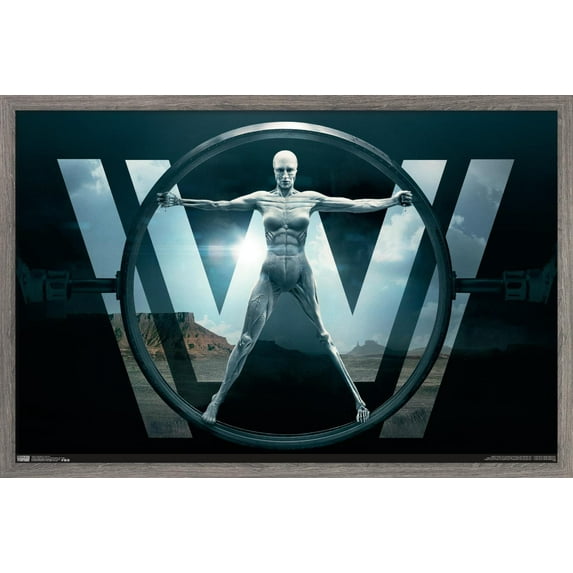 Westworld - Key Art Wall Poster, 22.375" x 34", Framed