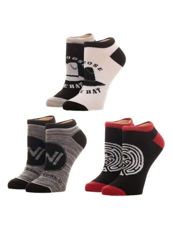 Westworld Live Without Limits Juniors Ankle Socks 3-Pack