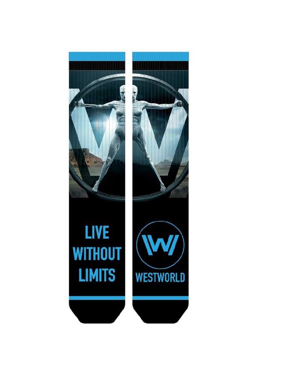 Westworld Live Without Limits Sublimated Panel Crew Socks