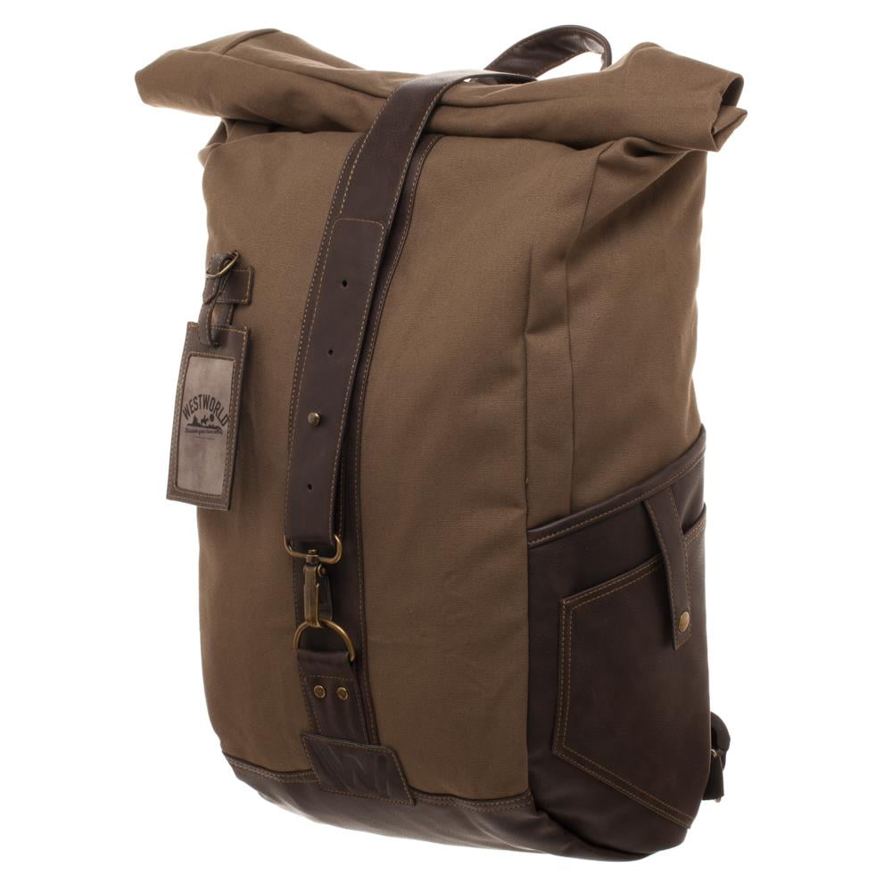Westworld Roll Top Backpack with Luggage Tag - Walmart.com