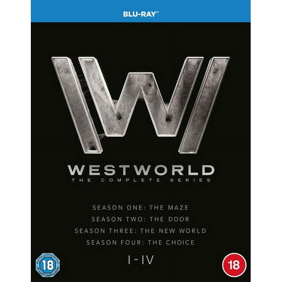 Warner Bros Uk Westworld Complete Series Blu-ray Collection, 36 Episodes, 12 Discs, Region Free, Widescreen, English Audio