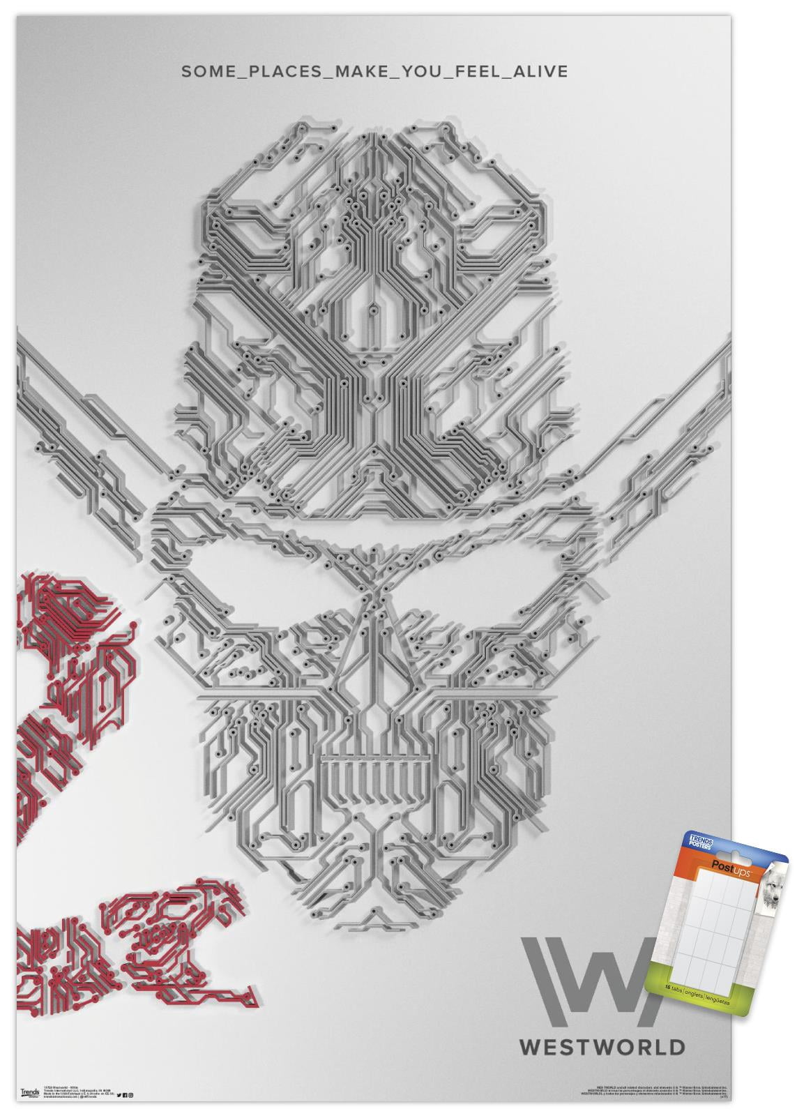 Westworld - White Wall Poster, 22.375" x 34"