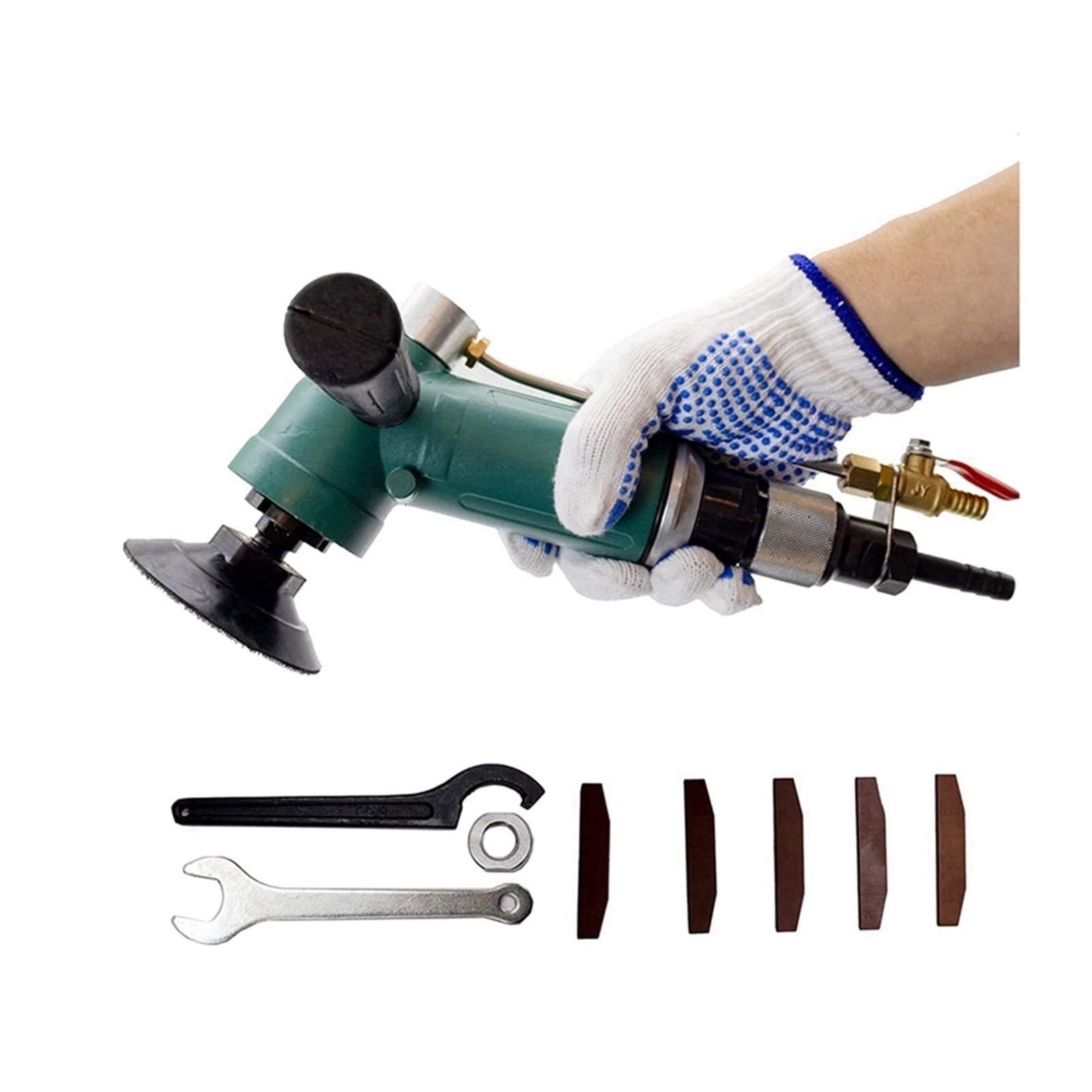 Wet Air Stone Polishers Pneumatic Water Grinders 10000RPM AirPowered Wet Sander For Concrete